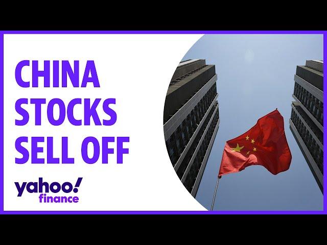 China stocks see major selloff on economic risks