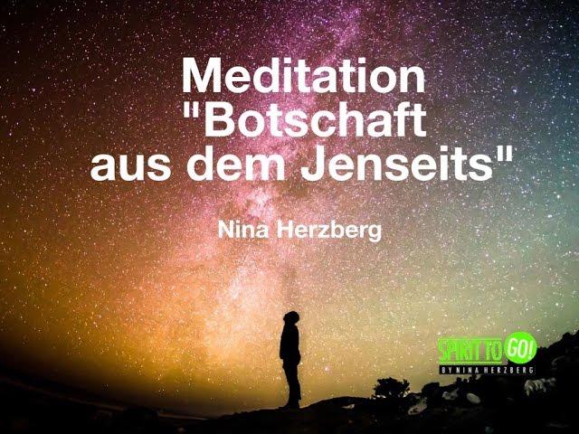 Meditation "Botschaft aus dem Jenseits"