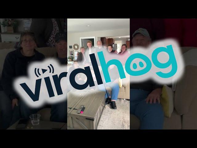 Surprising Family With Pregnancy Announcement || ViralHog