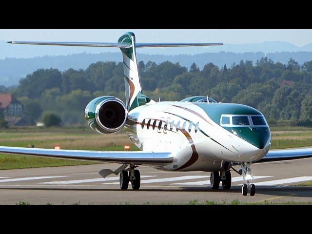 Brand-New: Gulfstream G700 Powerful Take-Off in Bern, Switzerland!