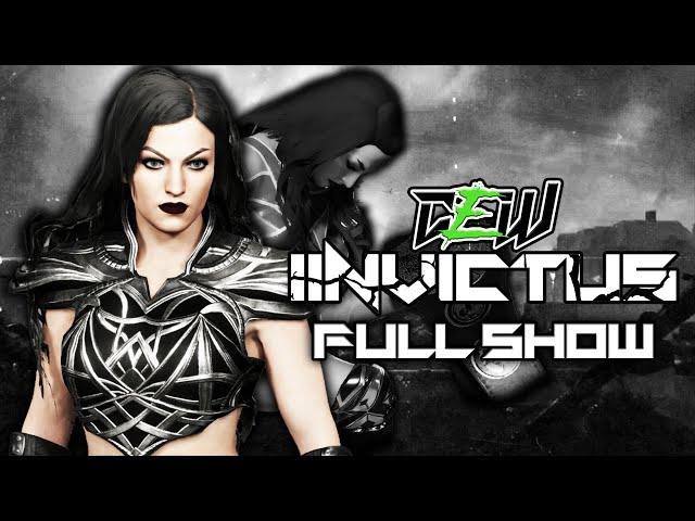 WWE 2k CAW Universe Mode- CEW Invictus PPV- Full Show