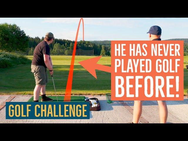 Playing golf for the first time - 10 minute lesson challenge