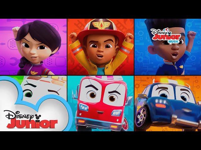 Firebuds Theme Song  | Let's Roll Music Video | @disneyjunior​