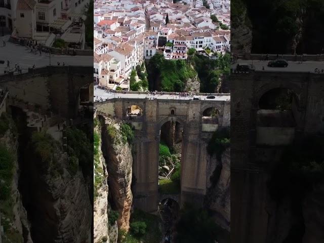 Ronda #spain #andalusia #andalucia #amazing #drone #epic #bridge #history #village #white #travel