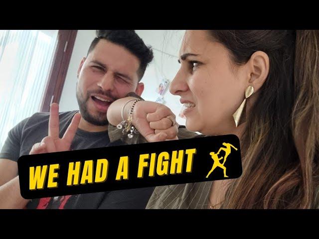 We had a big fight | Gauri got angry ||Pampering my wife