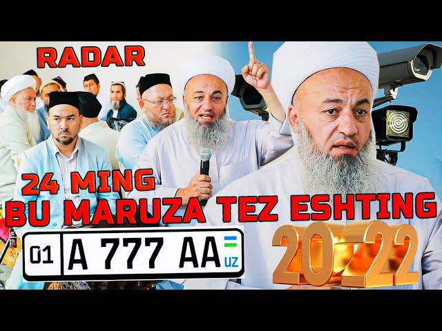 Solihon domla Eng zo'r maruza #2024  tezda eshting 777 Radar