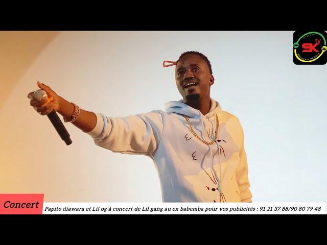 Papito diawara et Lil OG à concert de Lil gang au ex babemba abonnez-vous