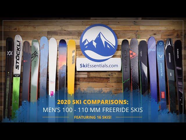 2020 Men's 100-110 mm Freeride Ski Comparison