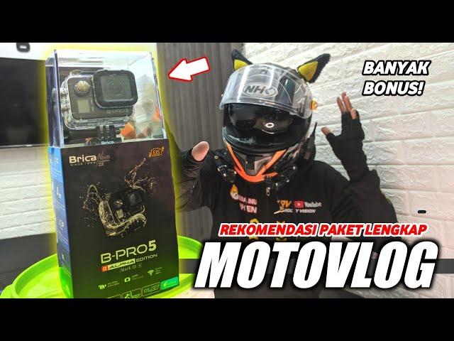 WAJIB PUNYA !! PAKET LENGKAP MURAH MOTOVLOG PEMULA || Brica B-Pro 5 Alpha Edition Mark IIIs (AE3S)