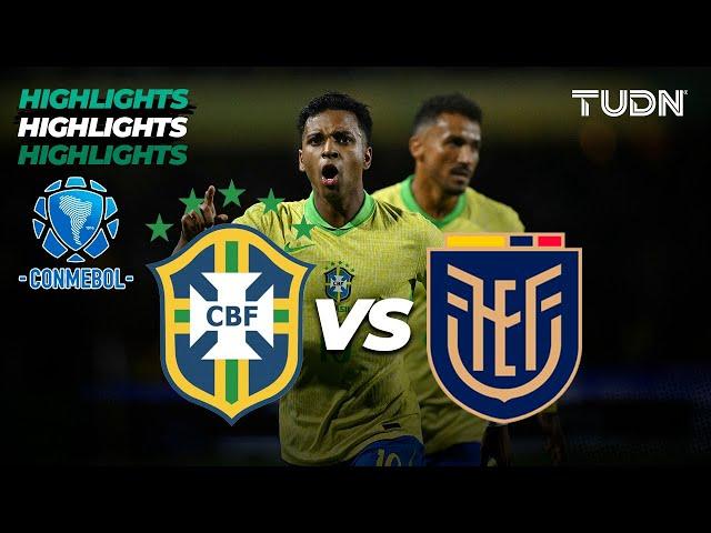 HIGHLIGHTS | Brasil vs Ecuador | CONMEBOL Eliminatoria 2026 |TUDN