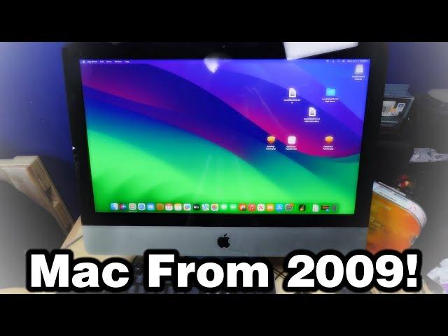 Installing macOS Sonoma On An iMac From 2009!