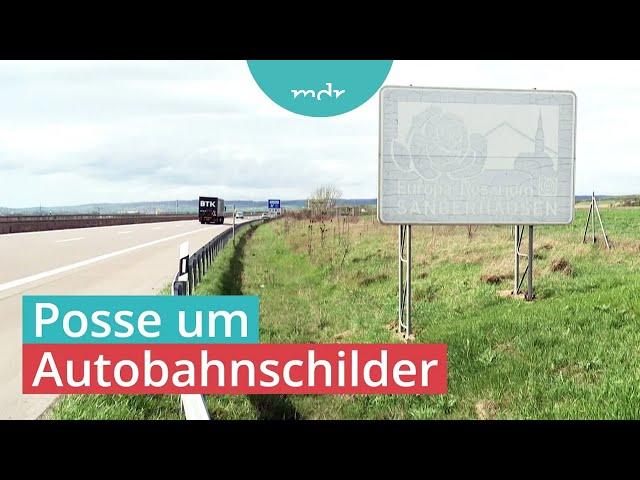 Skurriler Schilderstreit: Behörde verlangt 181.000 Euro für Autobahnschilder | Voss & Team | MDR