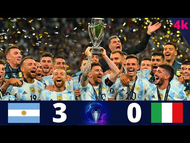 Argentina 3 x 0 Italy ■ Finalissima Final -2022 | Extended Highlight & Goals