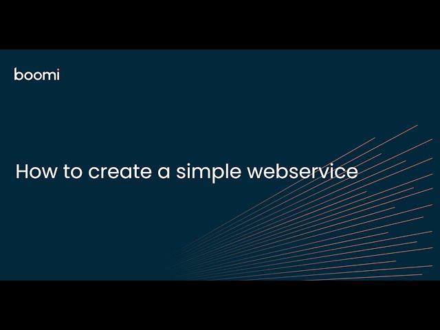 How to build a simple WebService