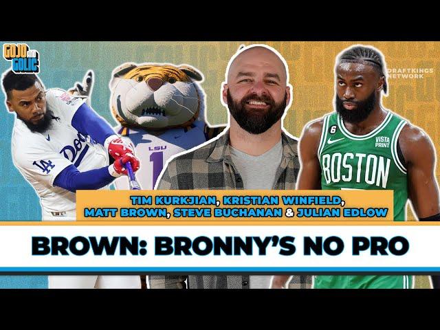 Jaylen Brown on Bronny, SEC Post-Saban Era, and HR Derby National Anthem | GoJo & Golic | JUL 16