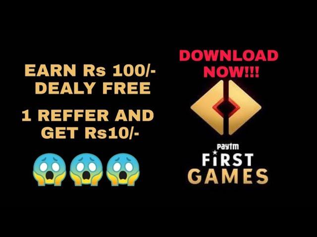 Paytm First Games |  Money Earring App | Earrings Apps |Technical Boby  