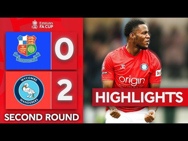 Lubala's Sensational Free-kick! | Wealdstone 0-2 Wycombe Wanderers | Emirates FA Cup 2024-25