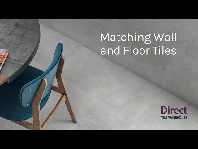 Matching Wall and Floor Tiles for a Seamless Look | Interior Design Trend