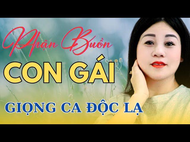 PHẬN BUỒN CON GÁI | từ ngày yêu nhau anh hứa rất nhiều | ST: VINH SỬ | TRÌNH BÀY: PHƯƠNG DUNG