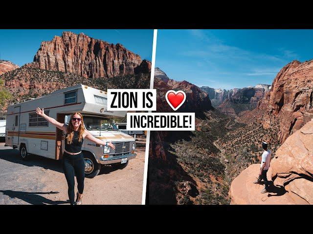 Is This The BEST RV Park We’ve Visited So Far!? - Exploring ZION National Park  (Guide to Zion)