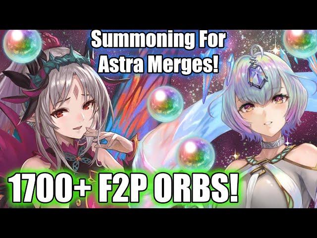 1700+ F2P Orbs! Summoning for Astra Mythic Merges! | Fire Emblem Heroes [FEH]