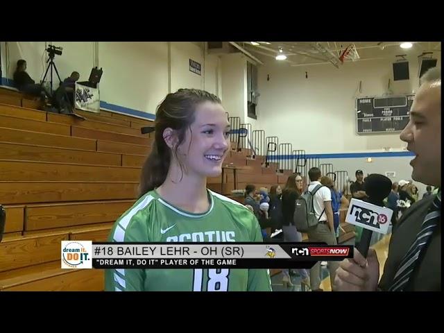 Player of the Game: Bailey Lehr