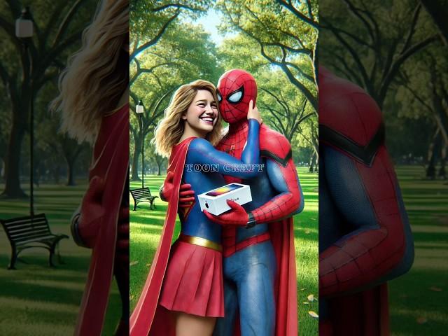 SPIDERMAN कैसे लाया iPhone #trending #supergirl #spiderman #captainamerica #wolverie #avengers