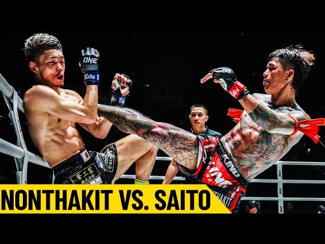 This Brawl Got HEATED  Nonthakit vs. Saito | Muay Thai Full Fight