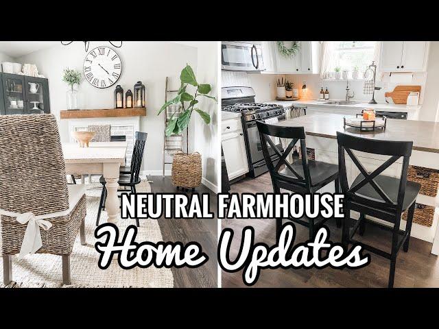 Finally Revealing My Home Changes  Farmhouse Home Updates & Tour