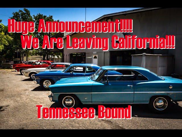 Tennessee Bound!!! The Daily Misfire Family is Leaving California For Tennessee!!!