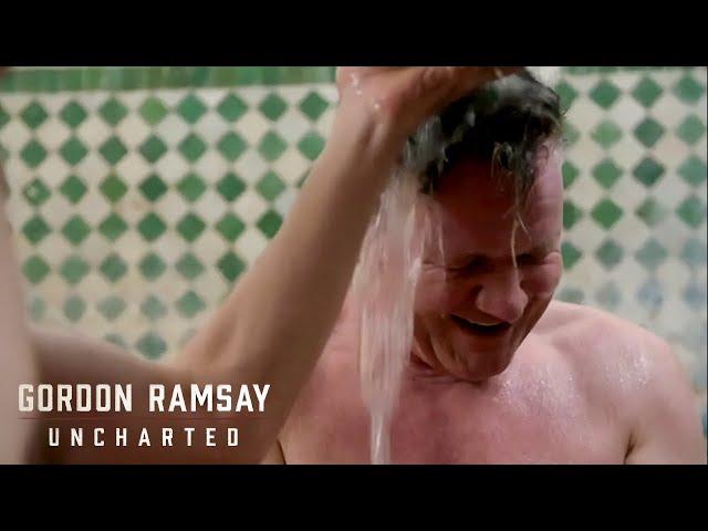 Gordon Ramsay's Moroccan Bath Encounter | Gordon Ramsay: Uncharted