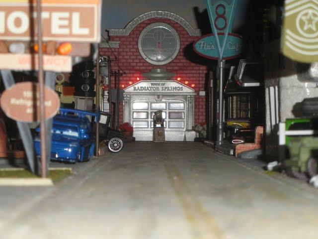 Mon diorama radiator springs CARS