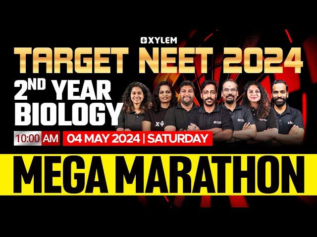 Target NEET 2024 - Second Year Biology Mega Marathon | Xylem NEET