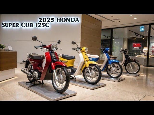 New 2025 Honda Super Cub 125cc: New Features, Design, and Performance Review!!