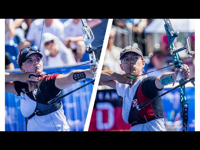 Katharina Bauer v Elisabeth Straka – recurve women bronze | Munich 2022 European Championships