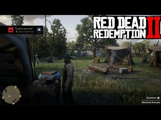 Red Dead Redemption 2: "Give to the Poor" Missable Trophy Guide