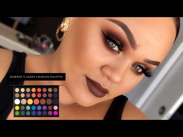 JAMES CHARLES X MORPHE PALETTE  MAKEUP TUTORIAL