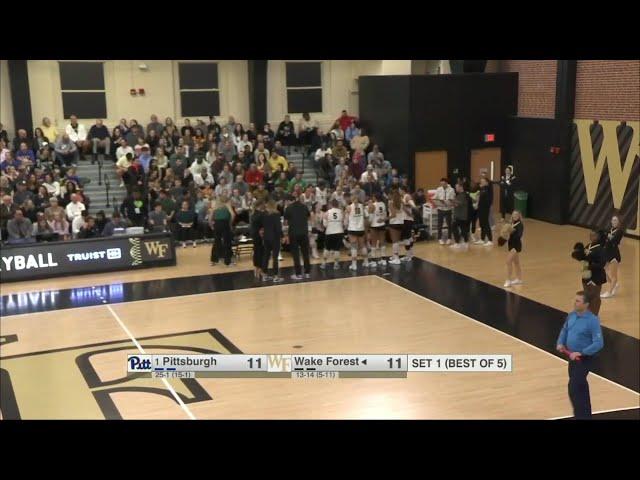 Pittsburgh vs Wake Forest | Women Volleyball Nov 22,2024