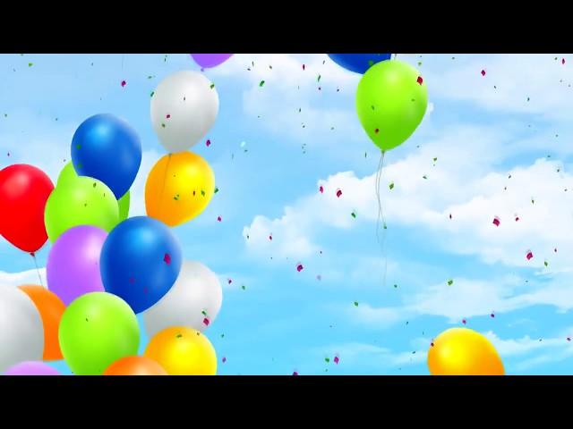 Футаж Воздушные шары