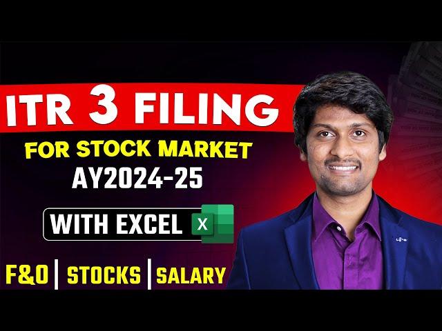 ITR 3 Filing Telugu - stock market f&o loss , capital gains, salary