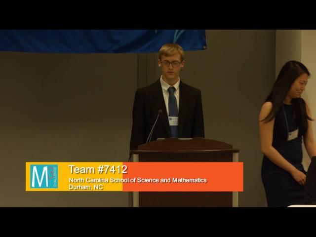 Team 7412 North Carolina School of Science and Mathematics Presentation 2016