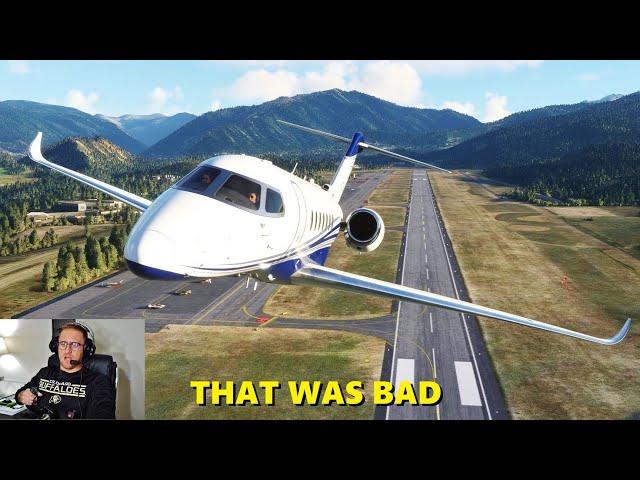 Severe TURBULENCE in Microsoft Flight Simulator! (with ATC) C700 Aspen to Denver