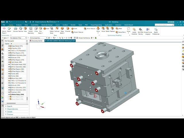 SIEMENS UNIGRAPHICS NX MOULD DESIGN CONCEPT