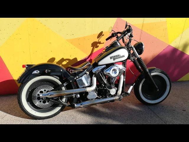 Harley Davidson Softail Custom Evolution after customisation