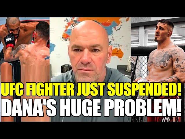 Dana White GETS in huge PROBLEMS, UFC fighter suspended after getting CAUGHT, Tom Aspinall