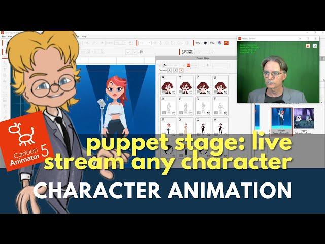 How to Create Your Own 2D VTuber Avatar, Use Any Cartoon Animator 5 Character, Live Stream with OBS