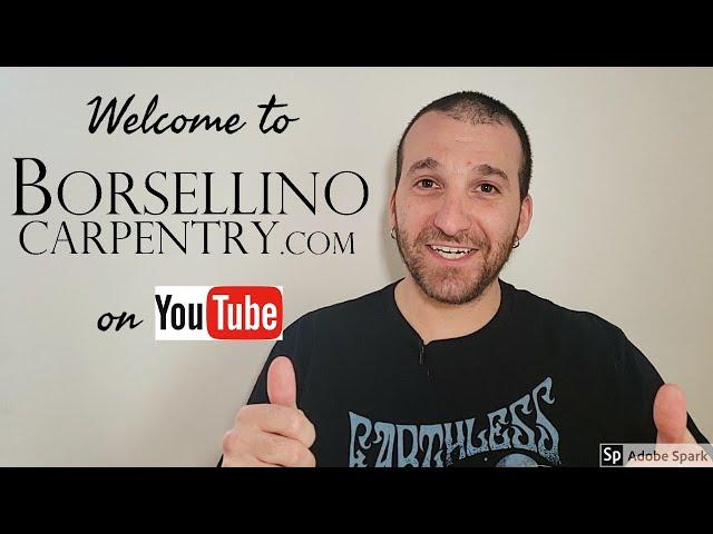 Nick Borsellino Carpentry Youtube Channel Trailer Video