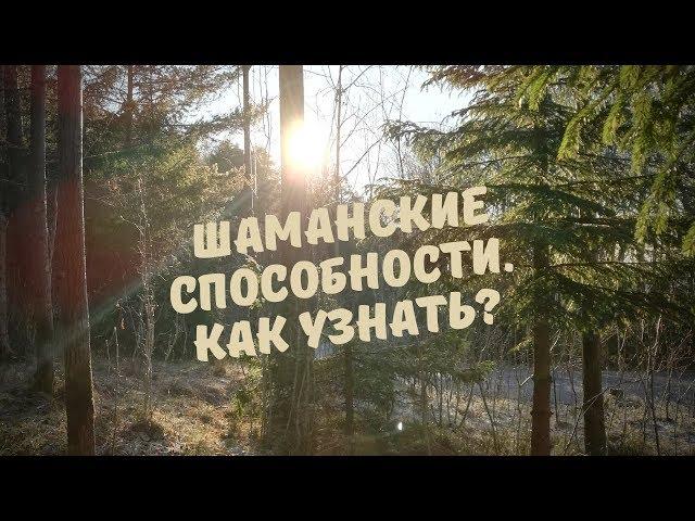 Как проявляются шаманские способности.