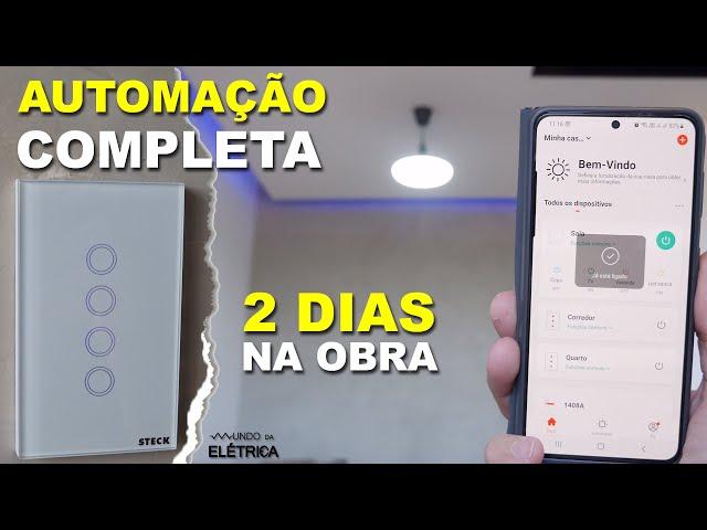 AUTOMAÇÃO inteligente COMPLETA! Instalação e CONFIGURAÇÃO