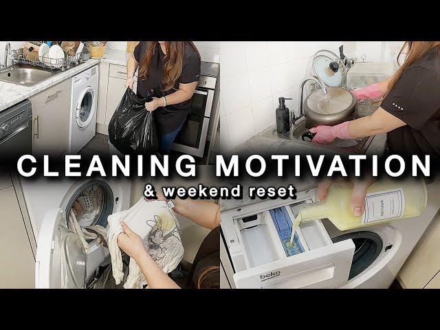 GETTING IT ALL DONE • CLEAN • LAUNDRY • HOME RESET• #cleaningmotivation